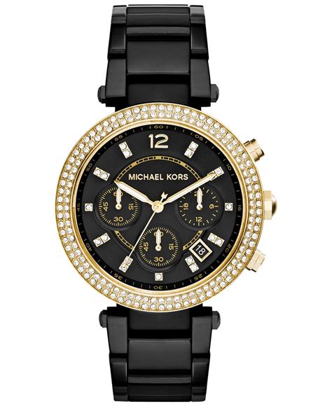 michael kors montre femme solde|michael kors black watches women.